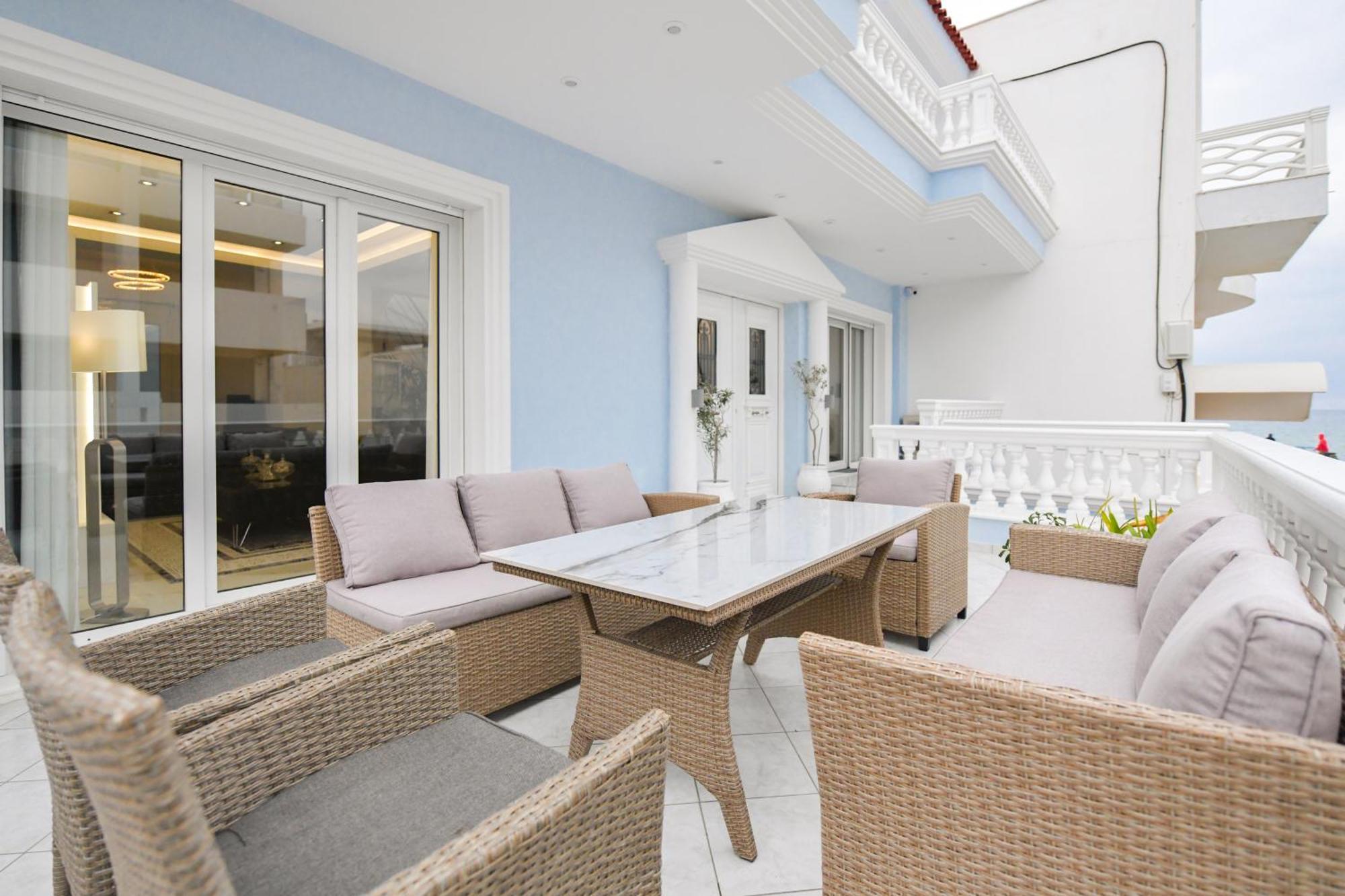 Beach Blue Villa Corinth 外观 照片