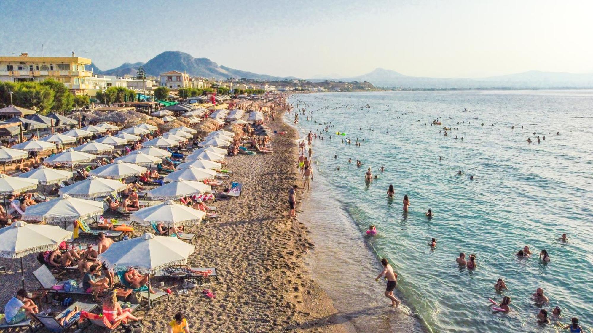 Beach Blue Villa Corinth 外观 照片