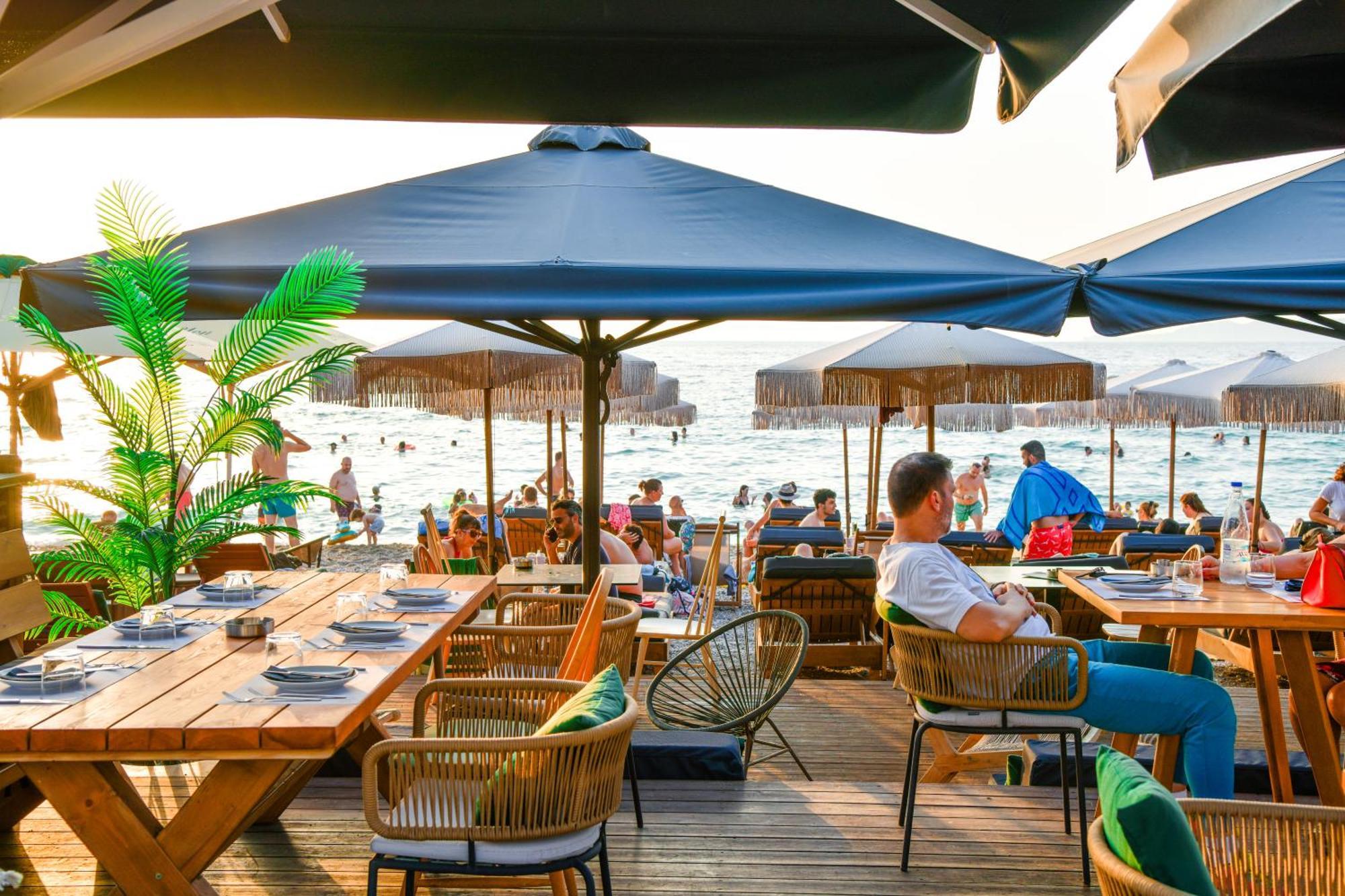 Beach Blue Villa Corinth 外观 照片