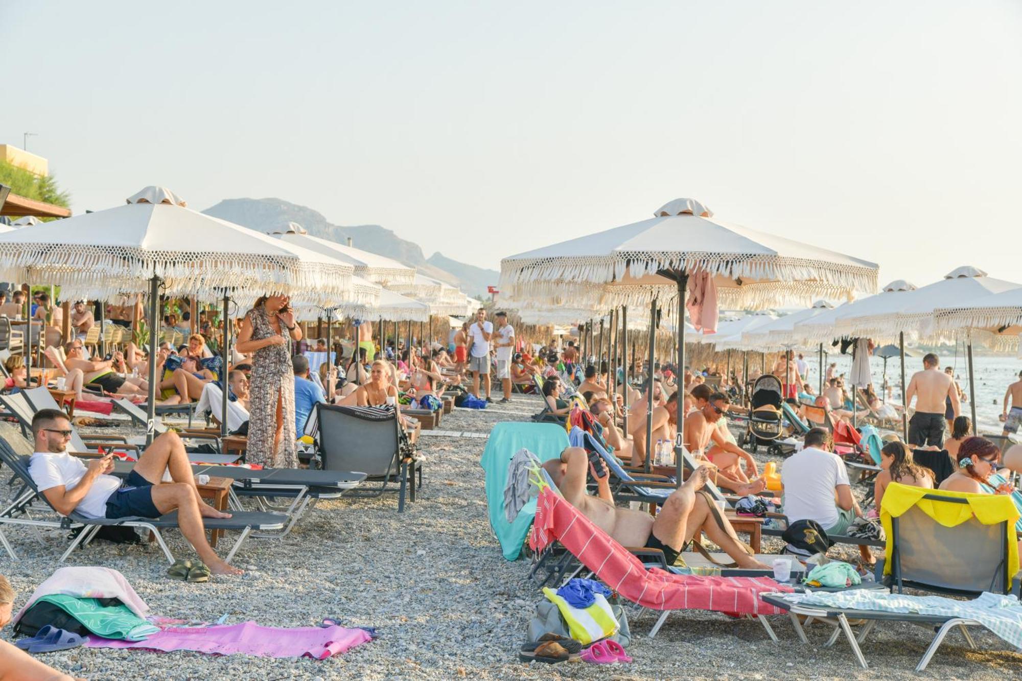 Beach Blue Villa Corinth 外观 照片